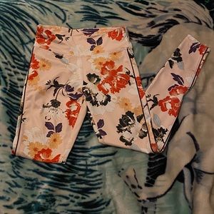 Forever 21 floral leggings